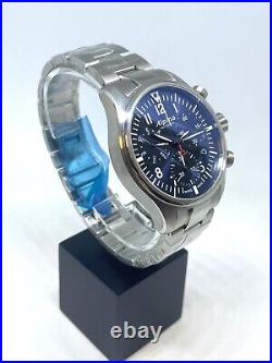 Alpina Startimer Pilot 42 MM Swiss Quartz Chronograph Men's Watch- AL371NN4S6B