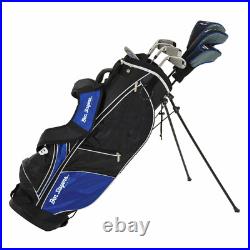Ben Sayers 2024 M8 Mens Right Hand Golf Set +golf Stand Bag -blue / 1 Longer