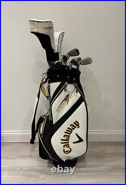 Callaway Warbird Mens Right Hand Golf Set With Bag, Headcovers Immaculate Cond