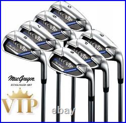 MacGregor VIP Mens 13 Piece Steel Complete Golf Set & MacTec Cart Bag New