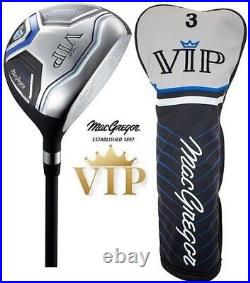 MacGregor VIP Mens 13 Piece Steel Complete Golf Set & MacTec Cart Bag New