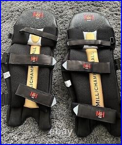 Millichamp and Hall S100 Black Batting Pads RRP £165 Men's Right Hand
