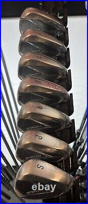 TaylorMade Stealth Irons. 5-SW. Men's Right Hand. Stiff Flex