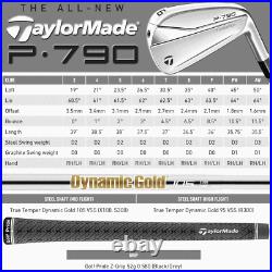 Taylormade P790 Irons 5-pw / Right Hand / Custom Fit / Steel Shafts