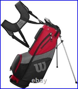 Wilson Pro Staff SGI Mens Complete Golf Club Set Steel Stand Carry Bag NEW