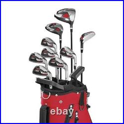 Wilson Pro Staff SGI Mens Complete Golf Club Set Steel Stand Carry Bag NEW
